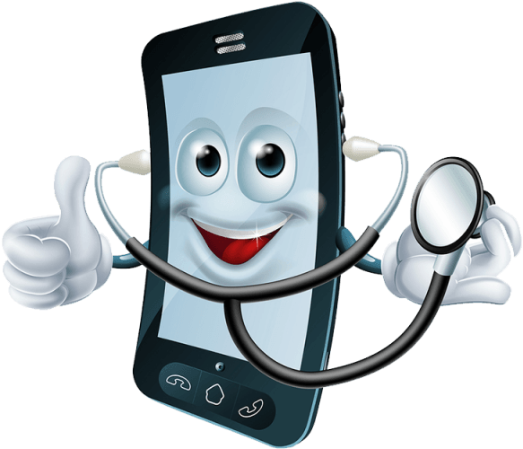 Cracked Screen Repair - Cell Phone Repair (640x640), Png Download