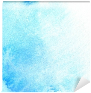 Blue Abstract Watercolor Background Design Wall Mural - Parallel (400x400), Png Download