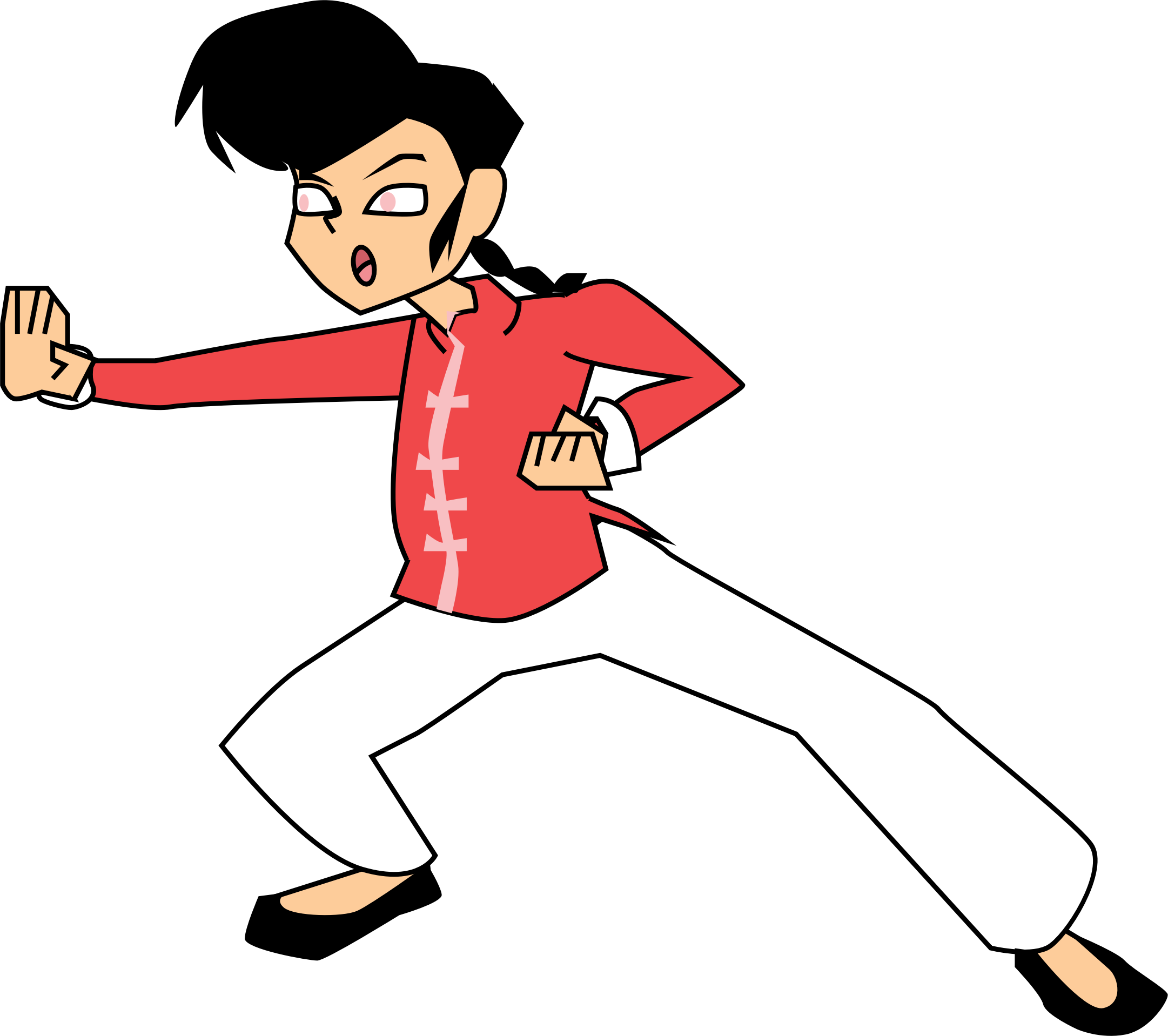 This Free Icons Png Design Of Martial Artist (2162x1918), Png Download