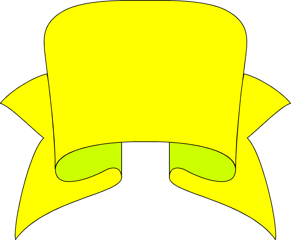 Free Stock Photo - Yellow Blank Banner (958x790), Png Download