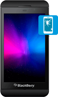 Blackberry Z10 Glass Screen Repair - Smartphone (400x400), Png Download