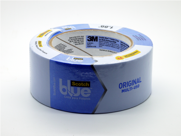 Scotch 2090-48a Painters Masking Tape, Blue, 60 Yd. (600x600), Png Download