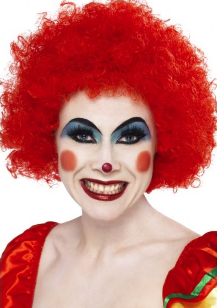 Red Clown Wig (988x988), Png Download