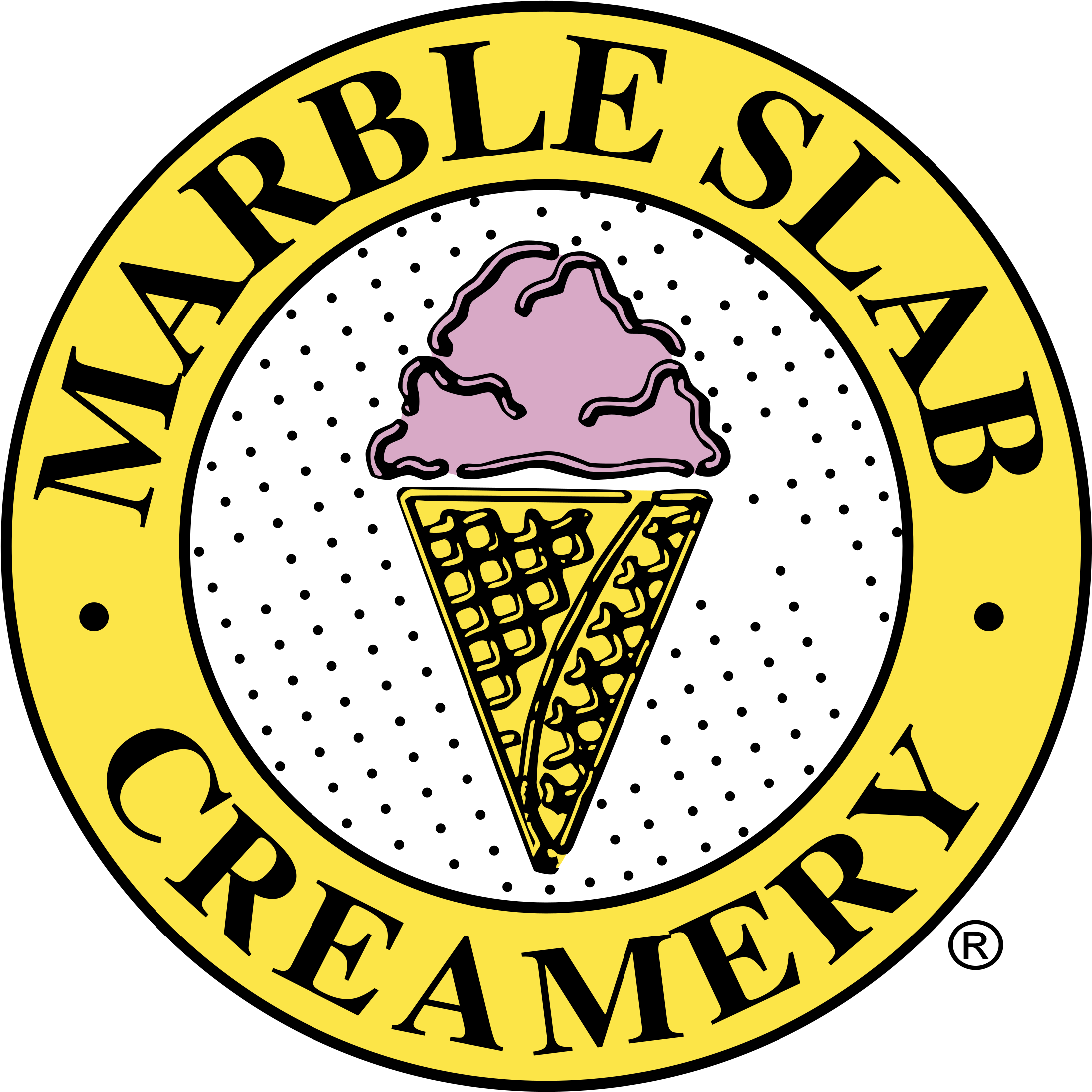 Marble Slab Creamery Logo Png Transparent - Marble Slab Creamery (2400x2400), Png Download
