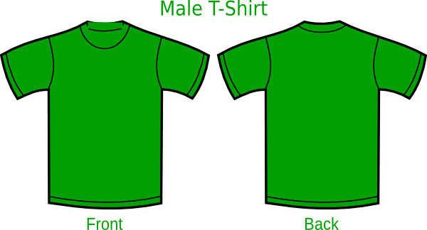 Green T Shirt Plain (600x324), Png Download