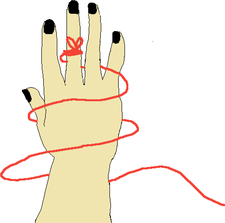 Red String - Illustration (1000x1000), Png Download