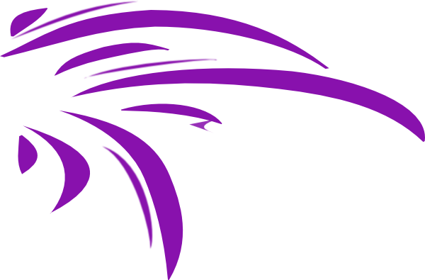 Purple Fire Works Clip Art At Clker - Clip Art (600x395), Png Download