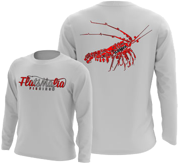 Grey Long Sleeve Dri-fit Lobster Shirt - Long-sleeved T-shirt (388x360), Png Download