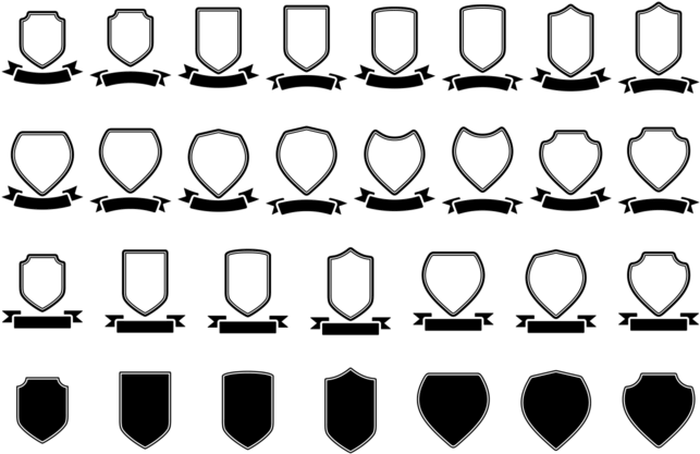 Ribbon Black White Png Group With Items - Vector Graphics (700x490), Png Download