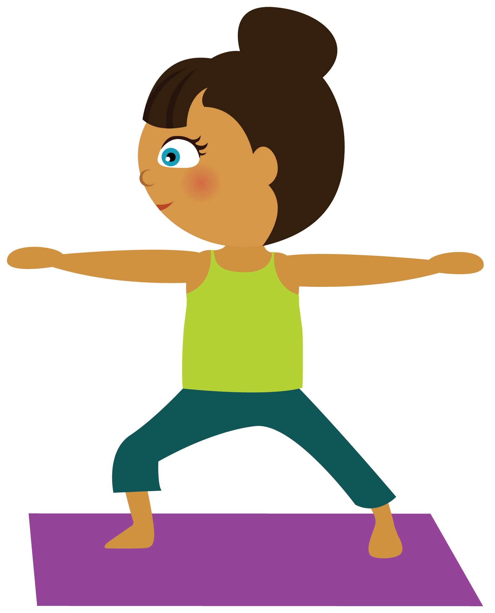Panda Vector Yoga - Yoga Kid Clipart (1601x1983), Png Download