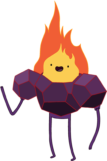 Flame Minstral - Adventure Time Elements Fire Kingdom (358x543), Png Download