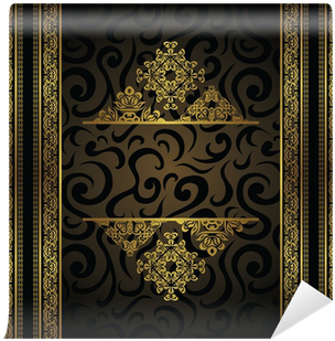 Original Card With A Vintage Elements And Decorative - Ribbon (400x400), Png Download