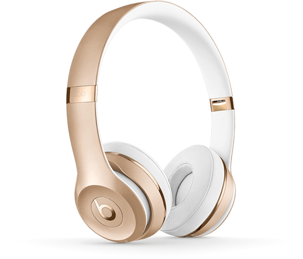 Beats Solo3 Wireless On Ear Headphones Gold (600x600), Png Download