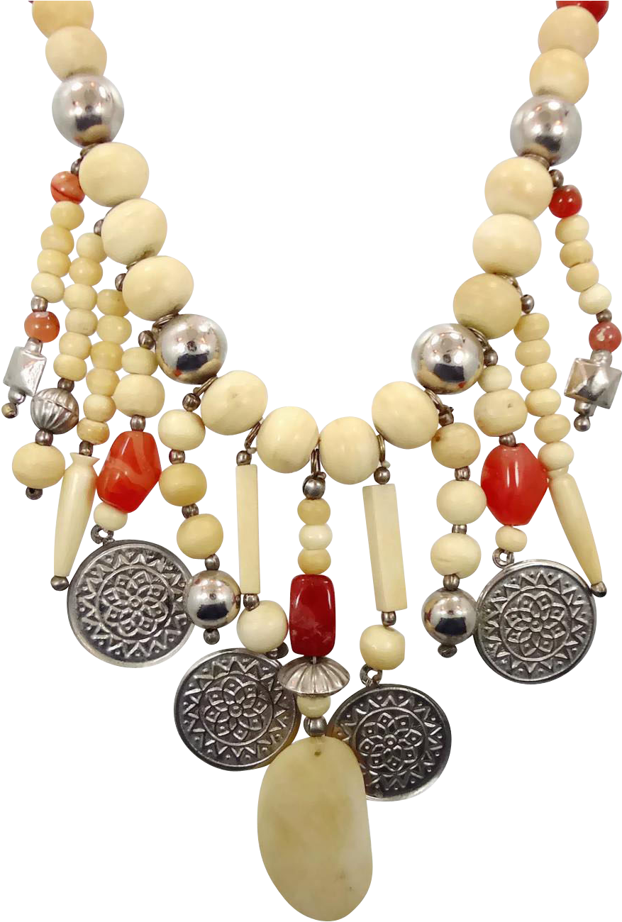 Bone Necklace Png (1299x1299), Png Download