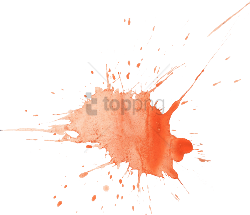 Free Png Watercolor Splashes Png Png Image With Transparent - Watercolor Splatter Png (850x730), Png Download