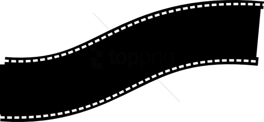 Free Png Color Film Strip Png Png Image With Transparent - Black Film Strip Png (850x393), Png Download