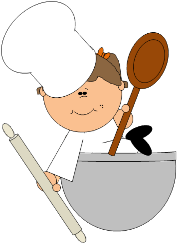 Chef Cook Cartoon Cute Kitchen Png Image - Cooking Cartoon Png Hd (1280x1280), Png Download