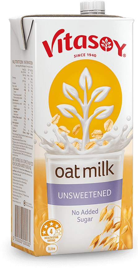Oat Milk Unsweetened - Vitasoy Soy Milky (452x872), Png Download