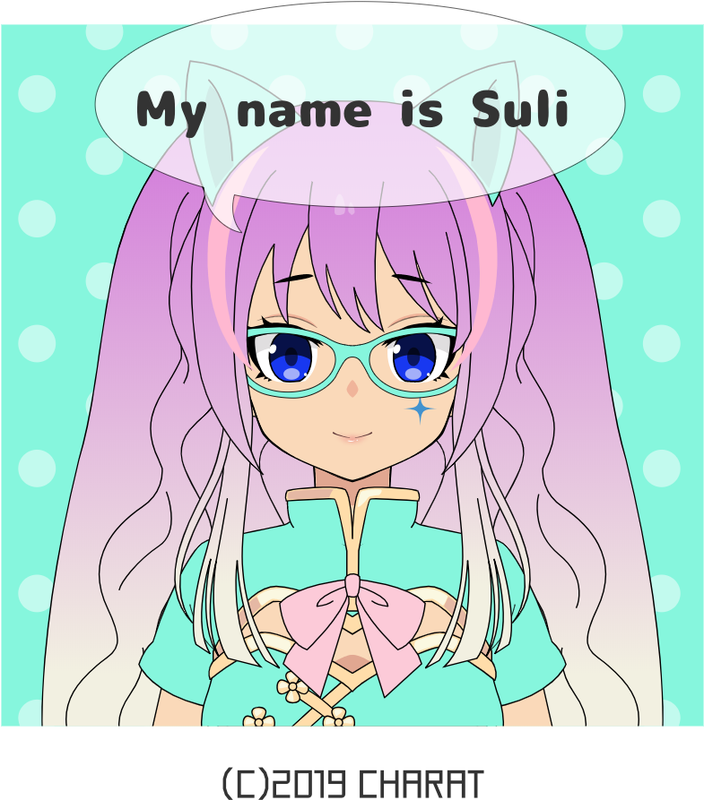 Anime Black Girl In Disguise - Cartoon (1000x1000), Png Download