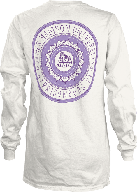 Circle Mandala Long Sleeve Tee - Long-sleeved T-shirt (470x659), Png Download