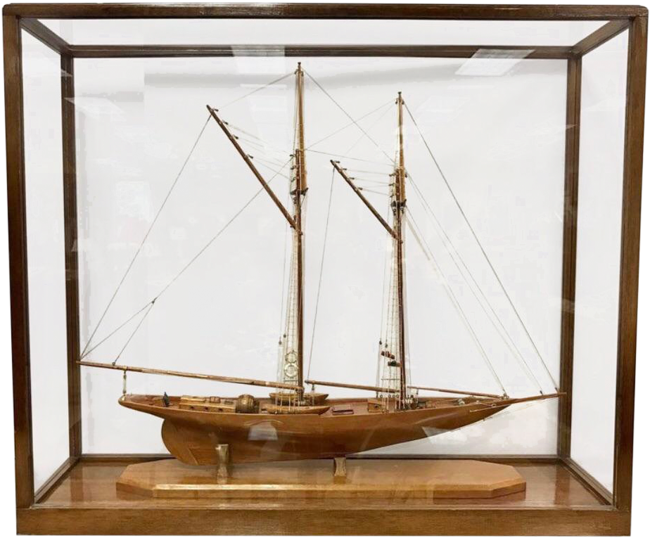 Schooner Drawing Wood - Mast (1125x1013), Png Download
