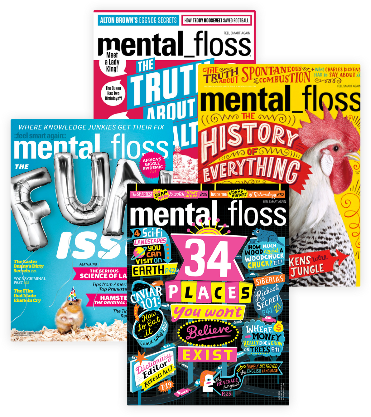 Mf-magazines - Mental Floss (1190x1336), Png Download