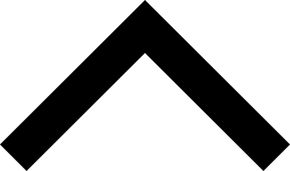 Up Svg Icon Free Transparent Background - White Caret Png (980x580), Png Download
