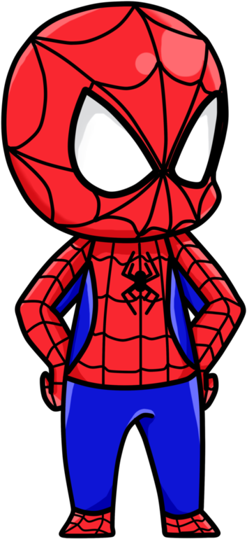 Chibi Spiderman Png - Spider-man (774x1032), Png Download