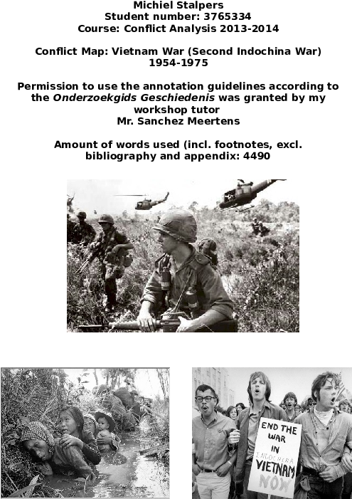 Docx - Vietnam War (595x842), Png Download