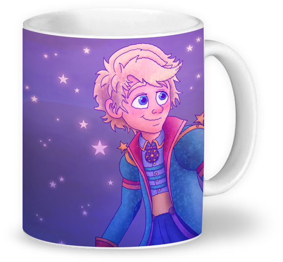 Caneca Pequeno Príncipe De Johnny Bijosna - Coffee Cup (800x800), Png Download