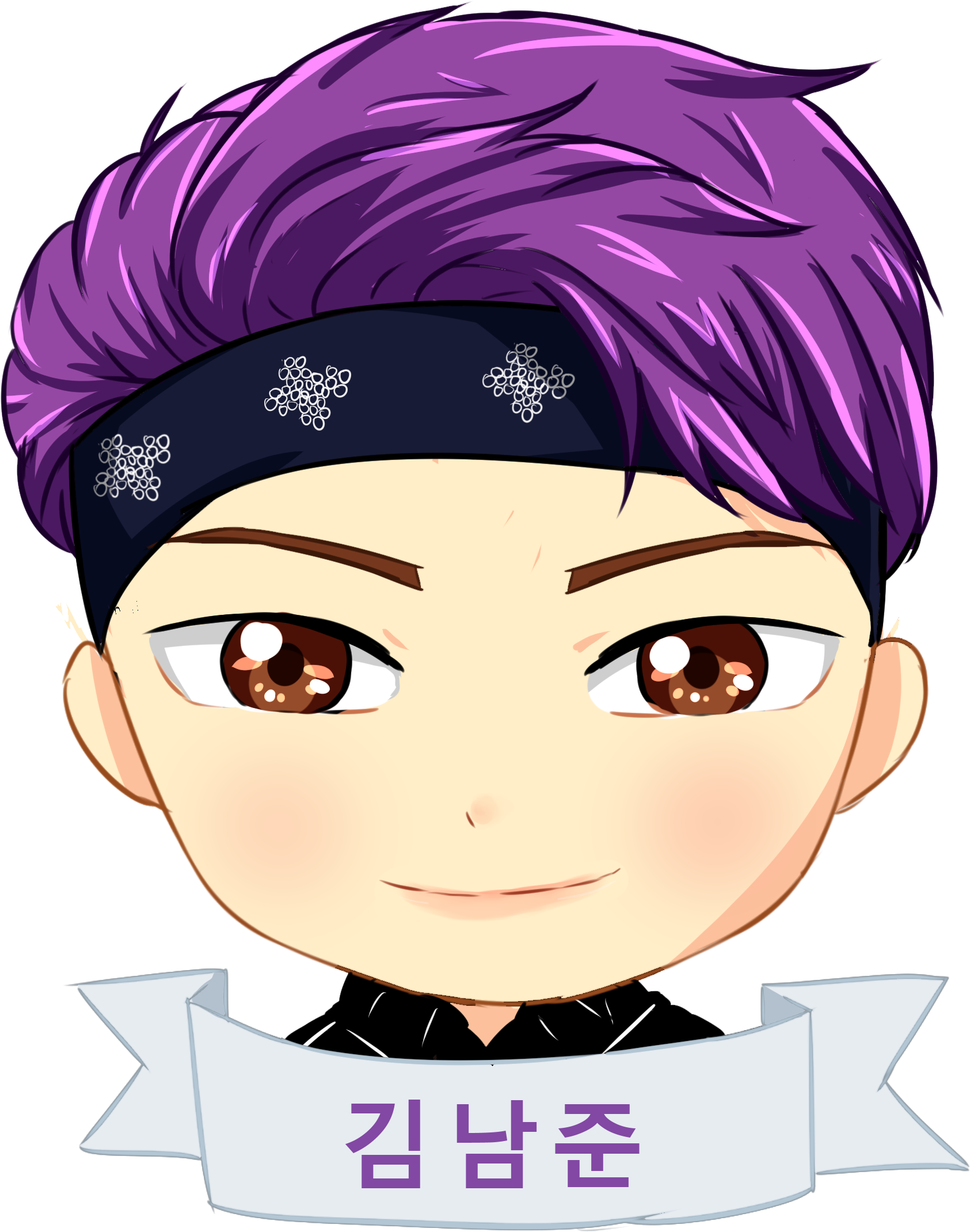 Kim Namjoon - Cartoon (2362x2362), Png Download