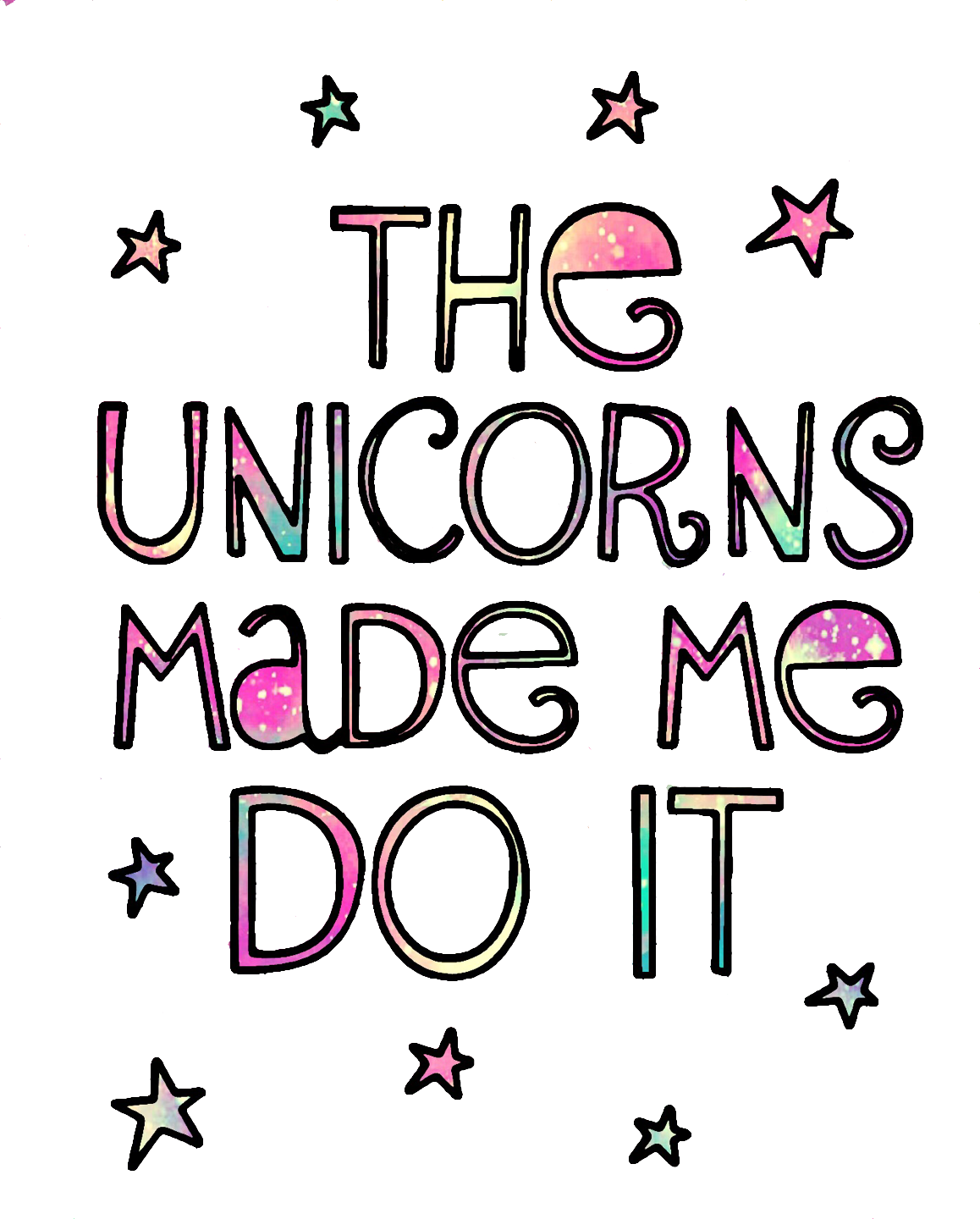 #unicorns #quotes #stars #stickers #colorful #cute - Quotes About Unicorn (1158x1440), Png Download