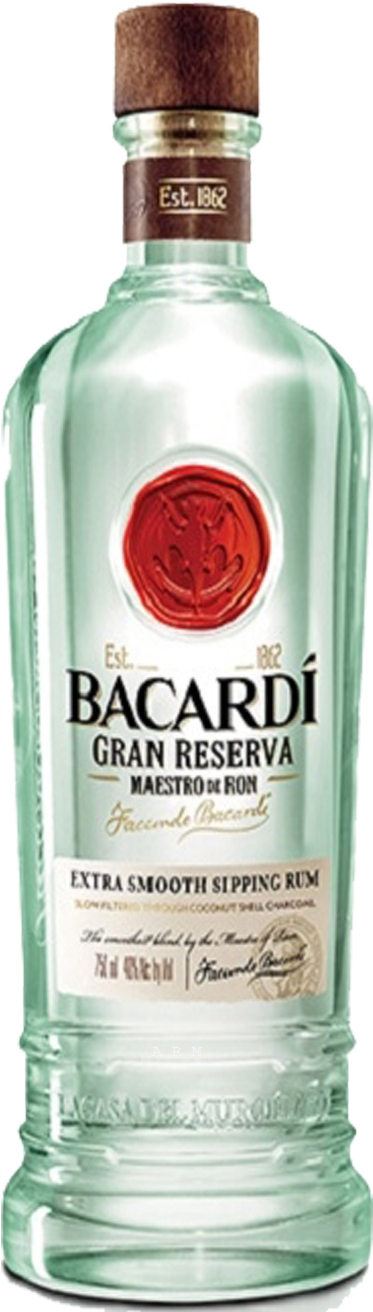 Maestro Rum - Bacardi Gran Reserva Extra Smooth Sipping Rum 1l (650x1350), Png Download
