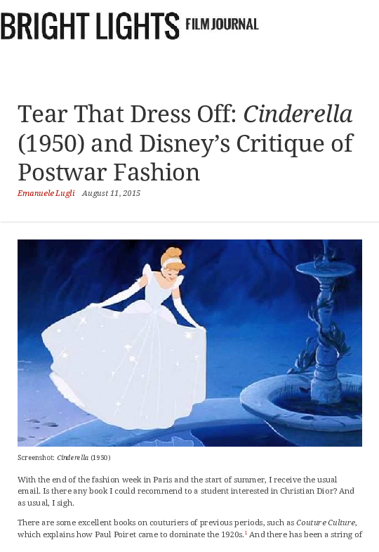 Pdf - Cinderella Disney (595x841), Png Download
