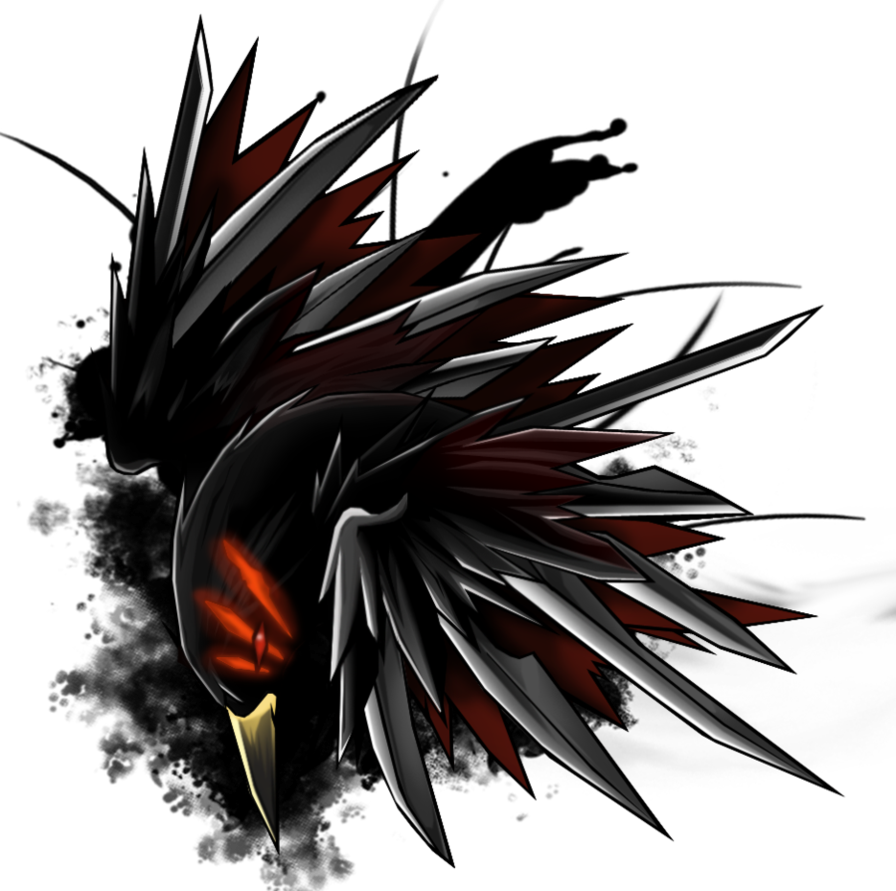 Drawing Raven Emblem - Illustration (896x891), Png Download
