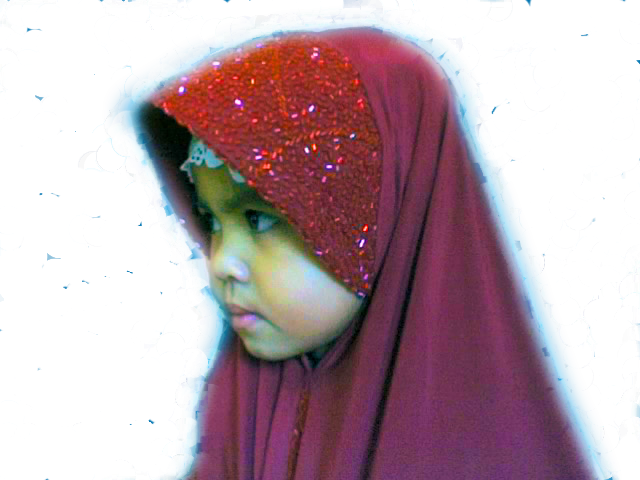 Hijab Beadedhijabmaroon1 - Girl (640x480), Png Download