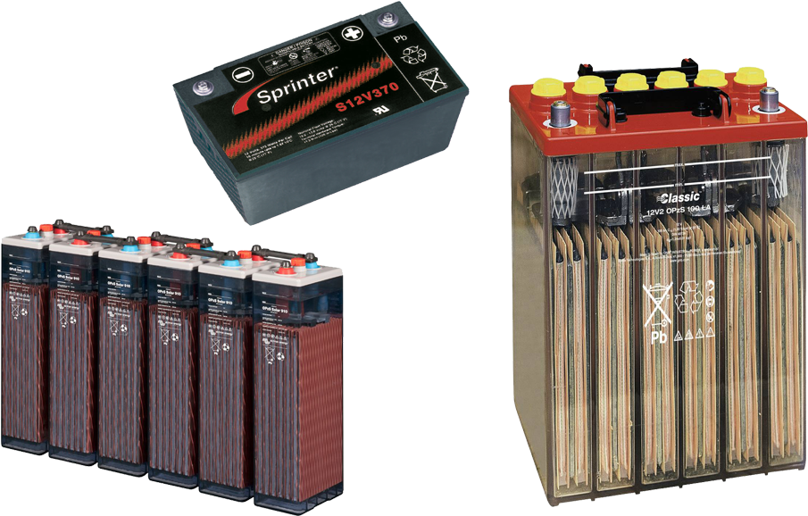 Batteries - Batterie Pour Panneau Solaire (1000x611), Png Download