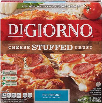 Digiorno Stuffed Crust Pizza (750x750), Png Download