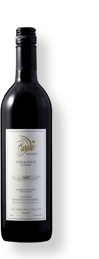Ripples Winery - Veracious - Glass Bottle (500x900), Png Download