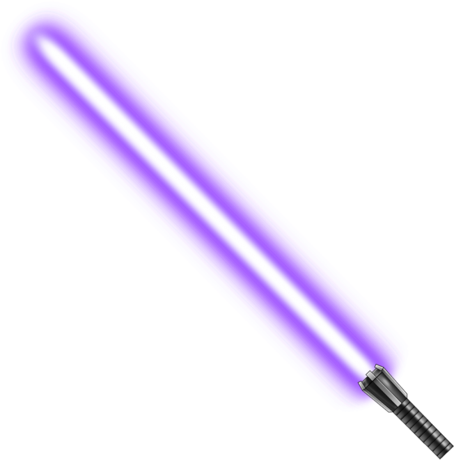 Lightsabre Png - Purple Light Saber Png (700x716), Png Download