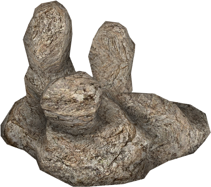Desert Rock Png - Outcrop (734x734), Png Download