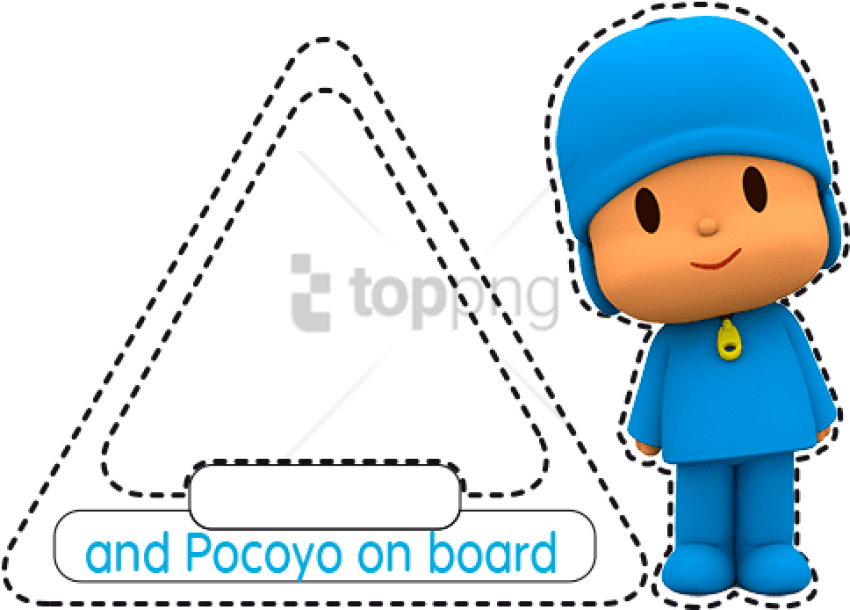 Free Png Pocoyo Art Crafts Png Image With Transparent - Pocoyo Craft (850x610), Png Download