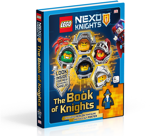 Full Of Brand New Lego Sets And Characters Such As - Livre Lego Nexo Knight (744x463), Png Download