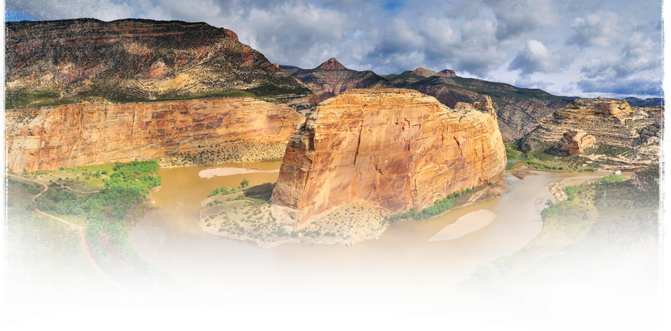 Dinosaur National Monument Canyons (964x476), Png Download