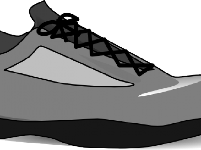 Tennis Shoe Clipart - Shoe (640x480), Png Download