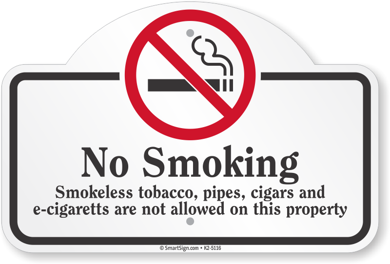 Dome Top Sign - Smoking Sign (800x542), Png Download