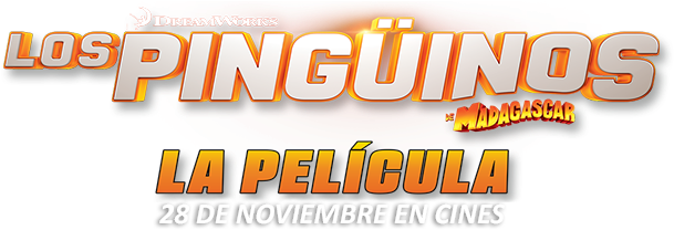 Los Pingüinos De Madagascar De Dreamworks - Penguins Of Madagascar (711x210), Png Download