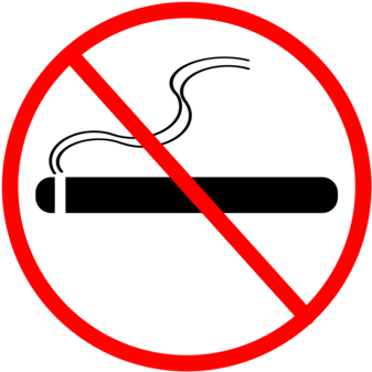 Smoking Ban Smoking Cessation Cigarette Tobacco Smoking - No Smoking Sign No Background (440x340), Png Download