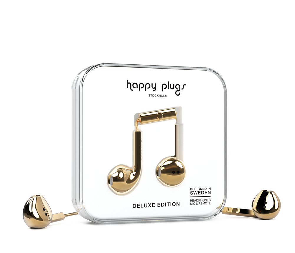 Previous - Happy Plugs Earbud Plus Headphone - Silver (1000x1000), Png Download