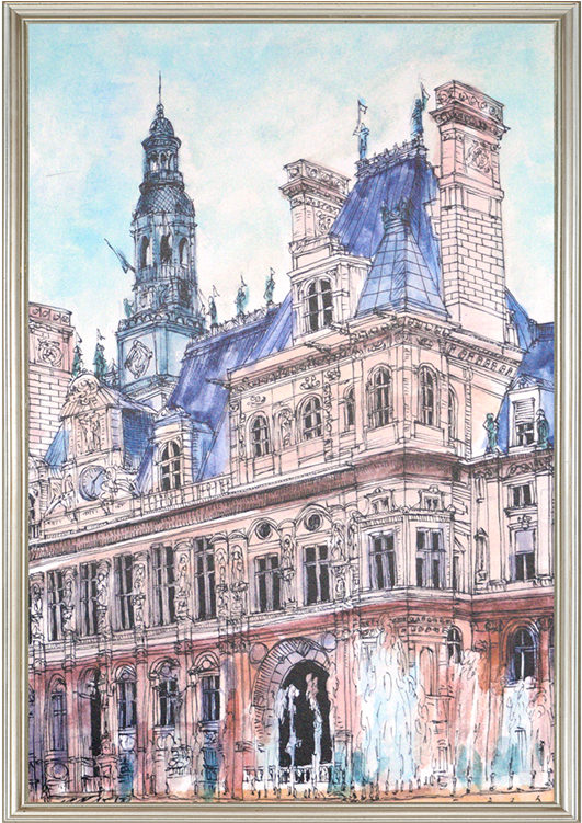 Poster Corp City Scene Viii Poster Print By Melissa (750x750), Png Download